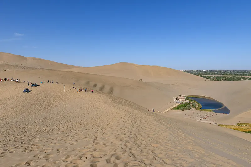 Crescent Lake & Singing Sand Dunes — another view